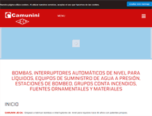 Tablet Screenshot of camunini.com